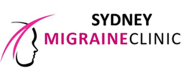 Sydney Migraine Clinic logo with profile silhouette.
